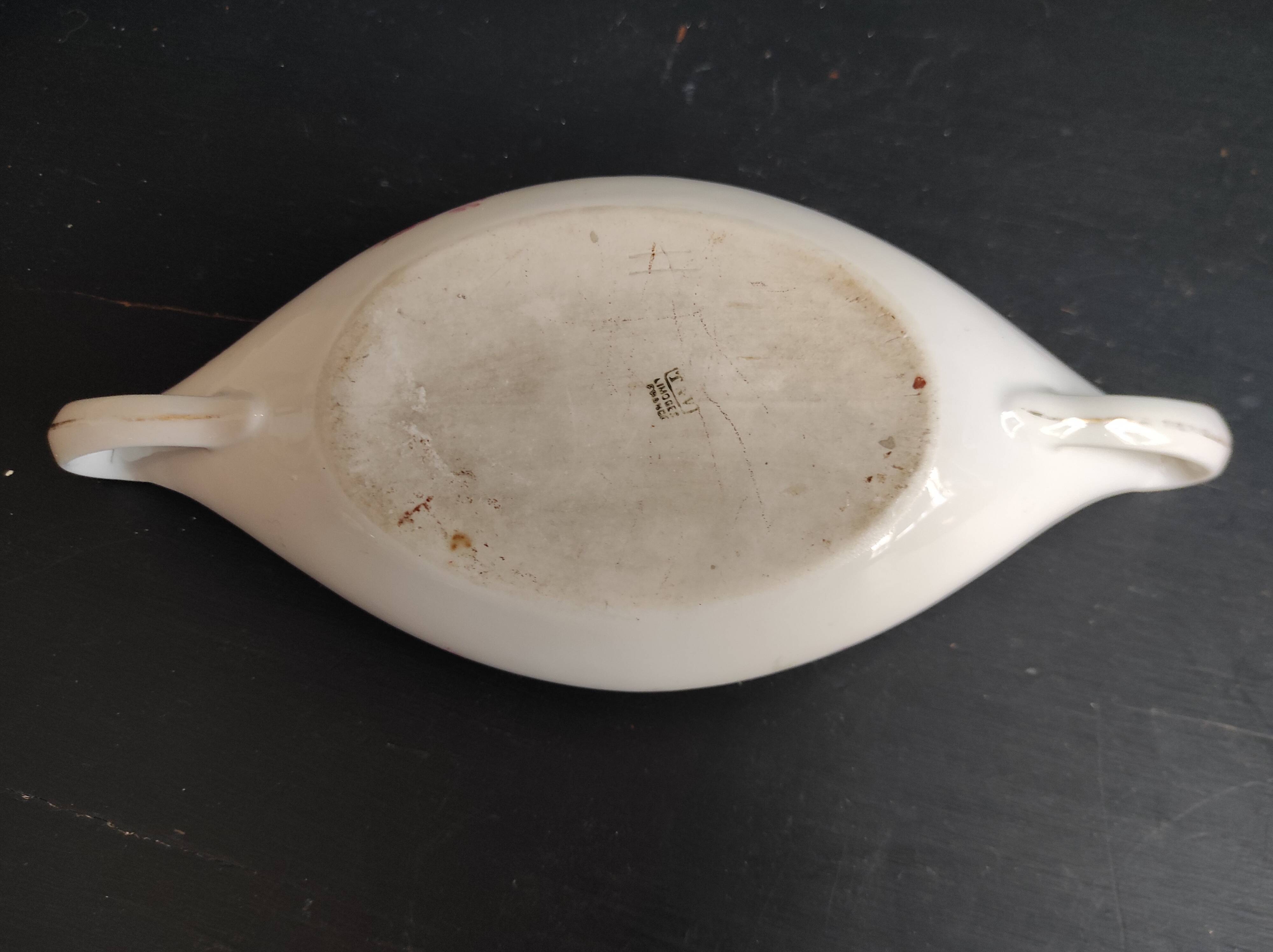 French vintage sauce boat, T&V, Limoges