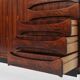 Belgian Mid-Century rosewood highboard 1960