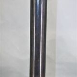 Pair lamp in bronze corinthians patinated lampshade pleated with stripes square foot