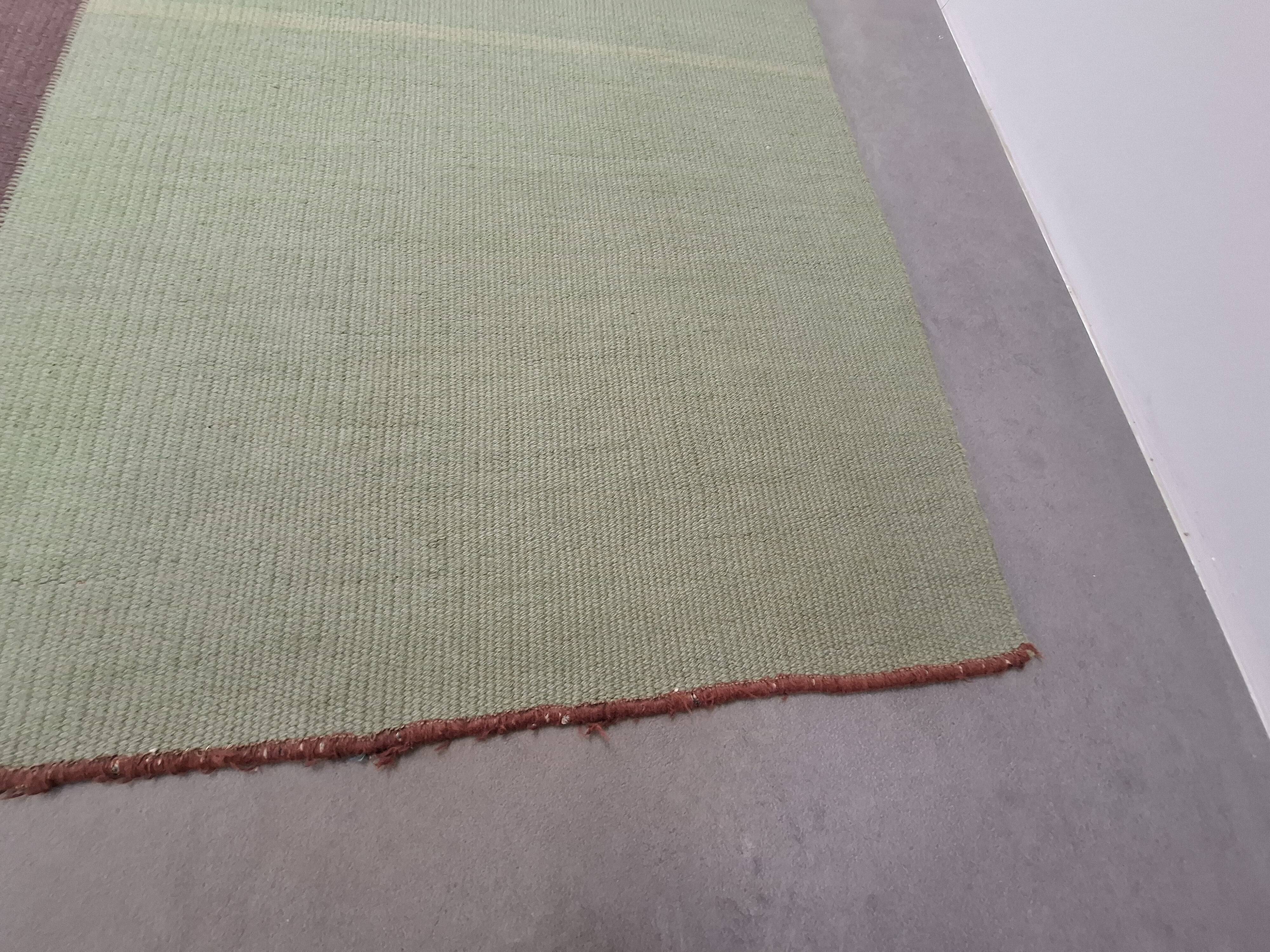 Mid-Century Modern Geometric Rug, Czechoslovakia, 1960s