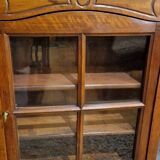 Provençal walnut display case