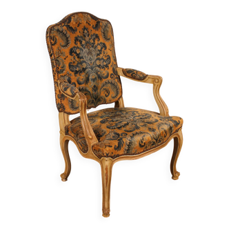 carved armchair with a Louis XV style - 19th century