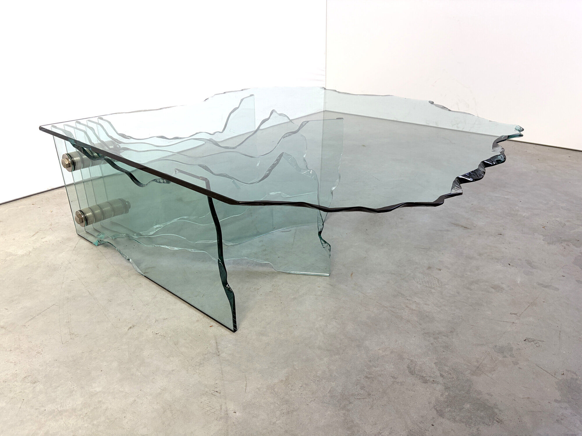 Shell coffee table by Danny Lane, 1980s