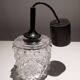 Vintage textured glass chandelier