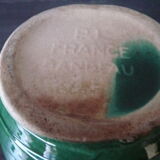 Glazed pottery pitcher