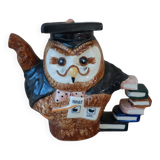 Old decorative owl teapot Savant Ceramic