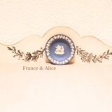 Wedgwood Blue Jasper Bowl – Pegasus Motif in Relief – 11 cm