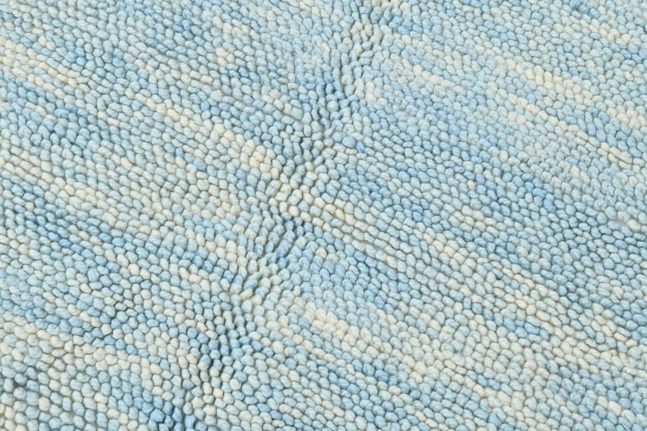 8x11 light blue large oushak rug, 244x344cm