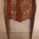 Louis XV style bedside table in marquetry rosewood