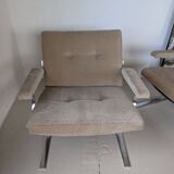 Pair of modernist armchairs by Reinhold Adolf for COR, 1970.