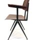 Vintage Galvanitas S16 school Chair with armrests and compass of the 1960s