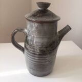Beautiful stoneware coffee pot from the loir region, 1950s, thierry and chantal robert