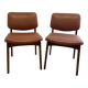 Lot de deux chaises scandinaves