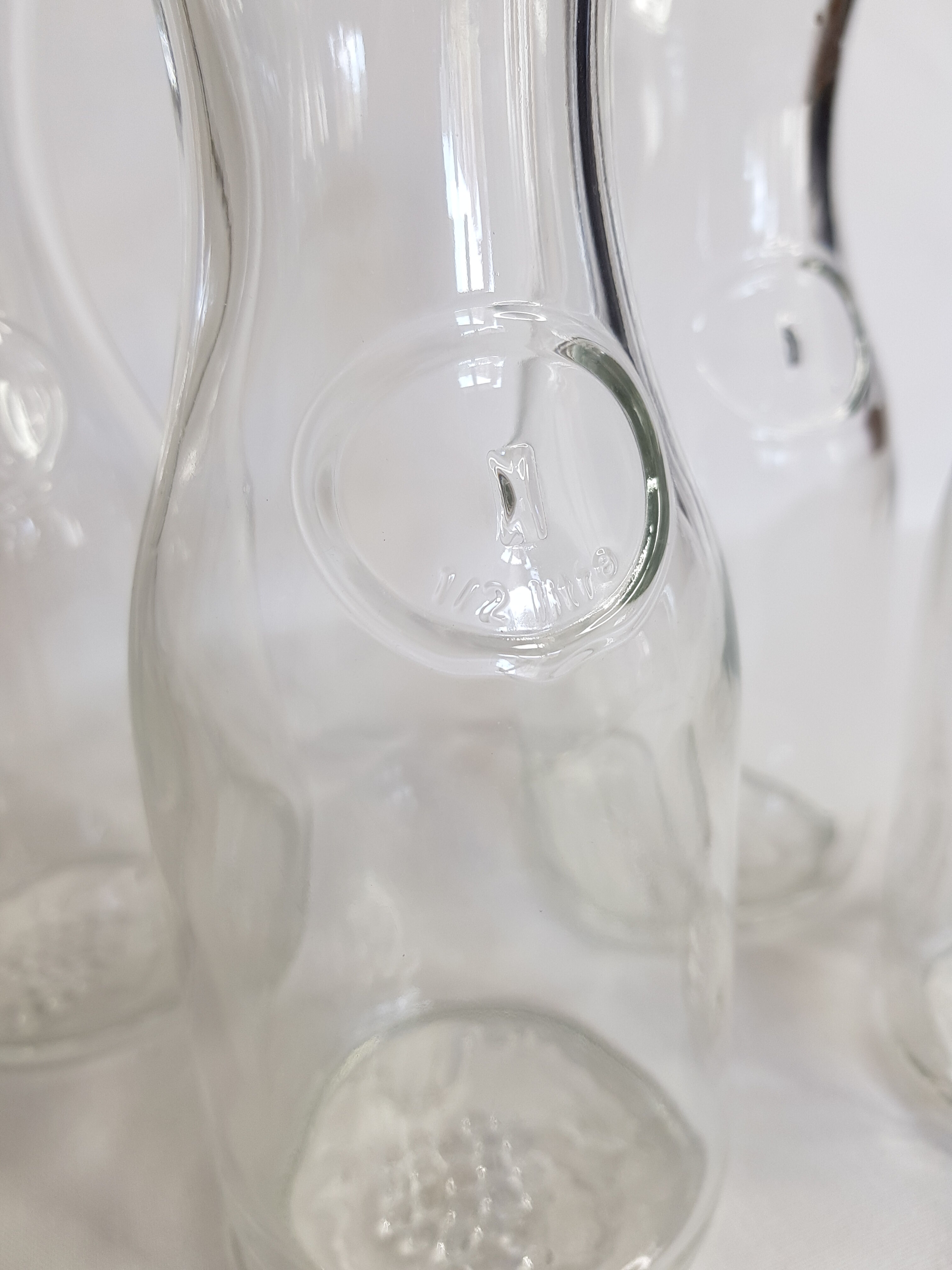 4 pichets à vin ou a eau "bistrot", 0,5 litres