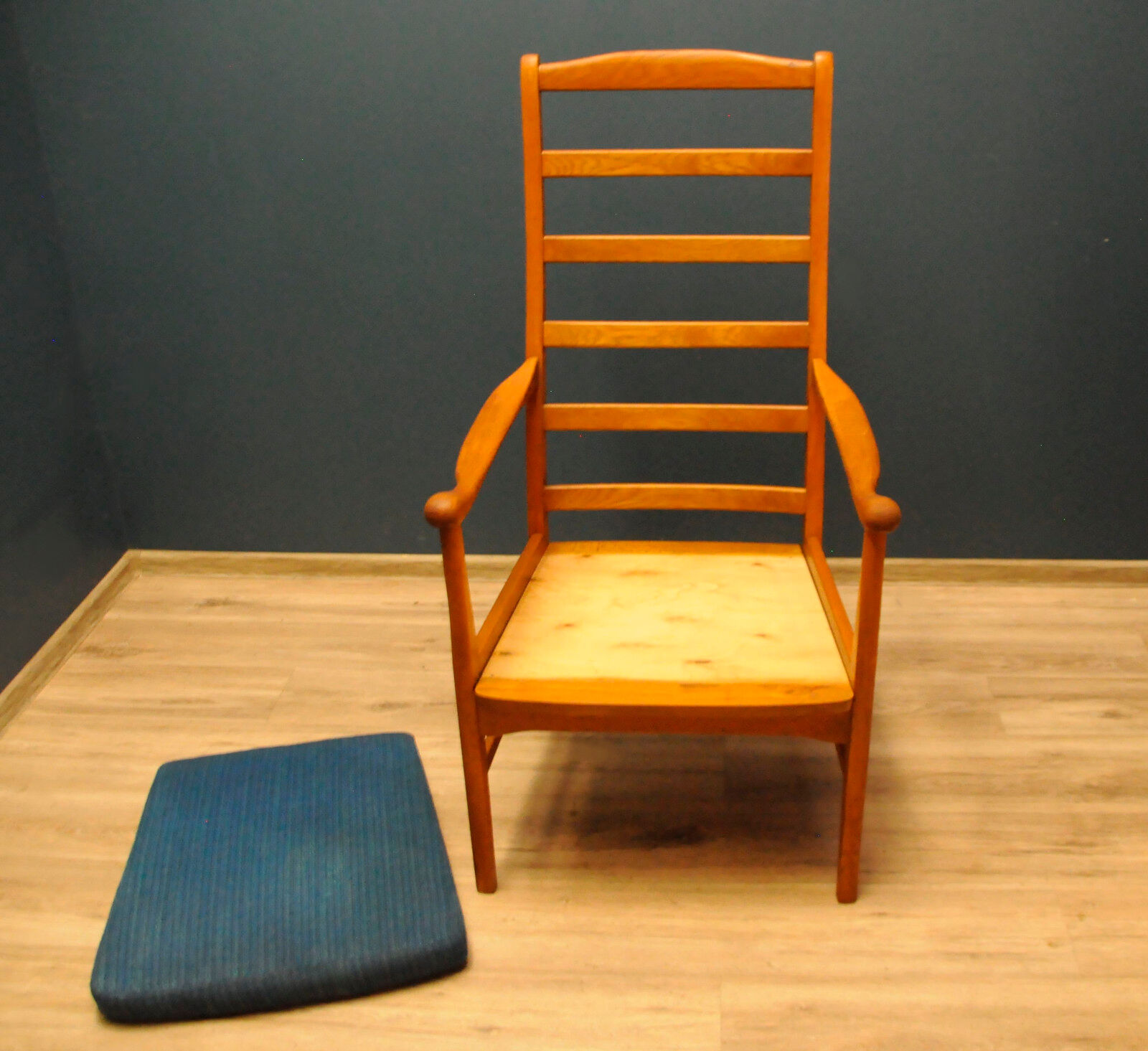 Teak armchair Carl Malmsten Waggeryds Möbelfabrik AB Sweden 1950