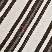Tapis Kilim vintage rayé contemporain, 206 x 304 cm