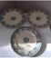 3 Large Earthenware Plates Rhodes Longwy 19th Century