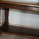 Oak coffee table 19th century