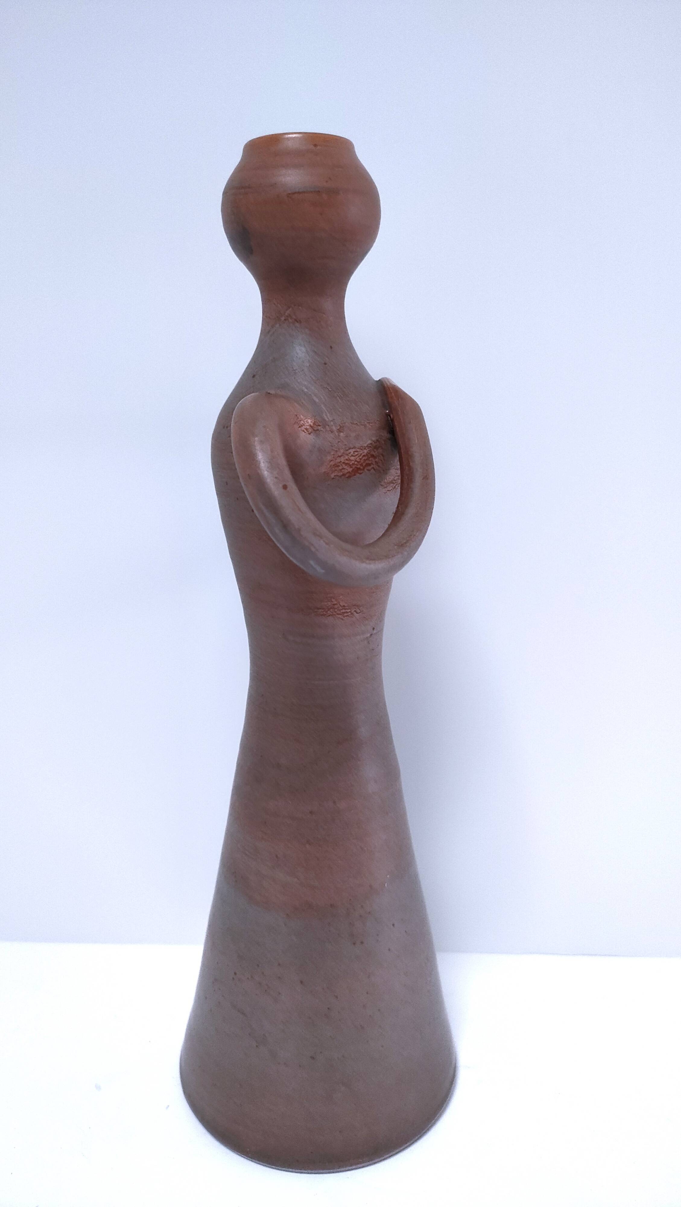 Vintage signed ceramic soliflore vase