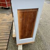 Gray and wood sideboard
