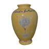 Vase jaune "le jardin botanique"