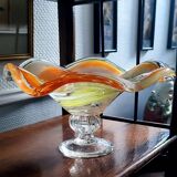 Blown glass fruit bowl