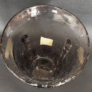 Vintage glass vase from the Ponant Locronan glassworks, 20th century