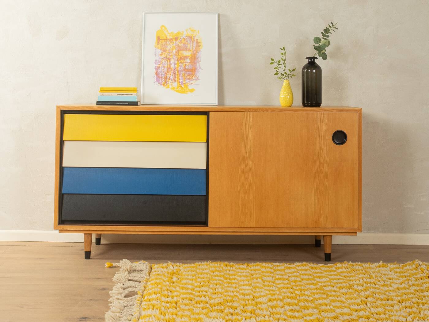 Rare sideboard from the 1950s by Erich Stratmann for Oldenburger Möbelwerkstätten