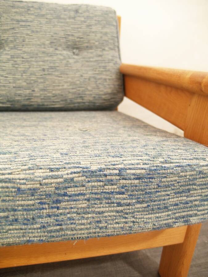 Danish vintage design arm chair in oak - Laboremus Viborg