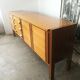 Large vintage row in blond wood