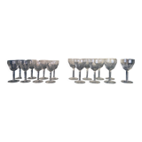 Verres à pied anciens