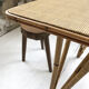 Vintage rattan meal table