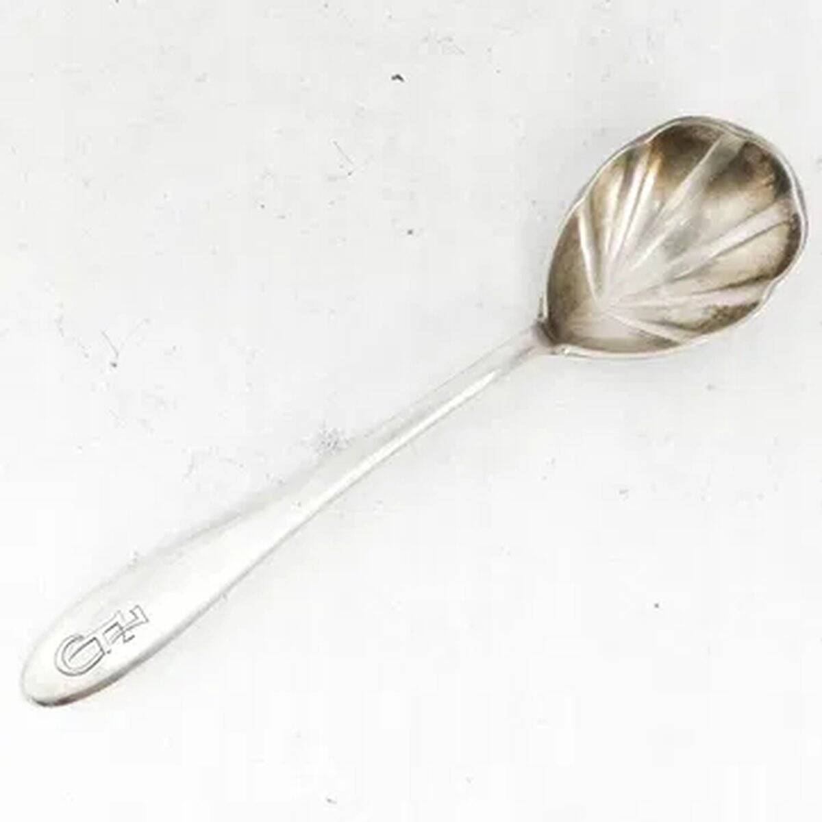 Art Deco silver spoon, Poland, 1930s