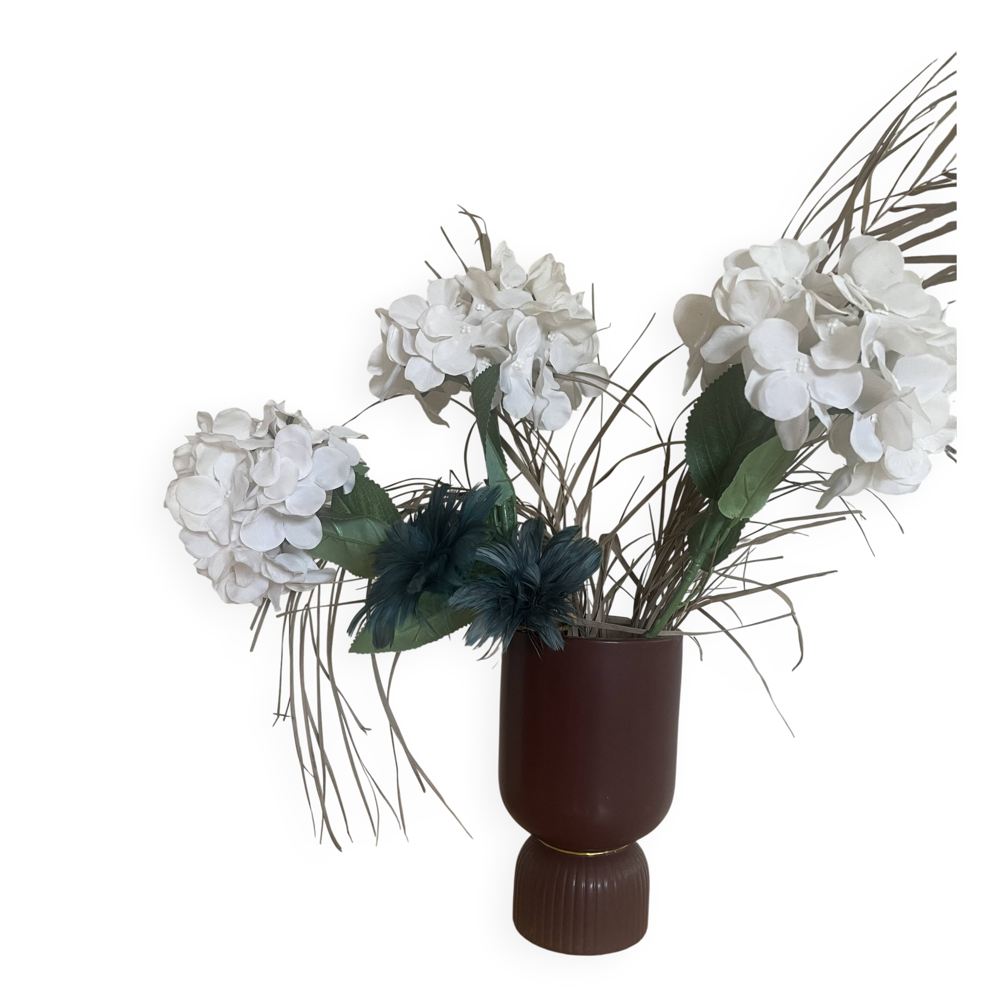Vintage bordeaux vase
