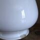 White faience pitcher Swan Saint Amand