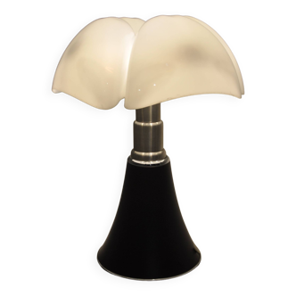 Lampe de Bureau Pipistrello Noire par Gae Aulenti pour Martinelli Luce, 1960s