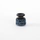 Ceramic candle holder, Danish design, 1960s, manufacturer: Søholm Keramik