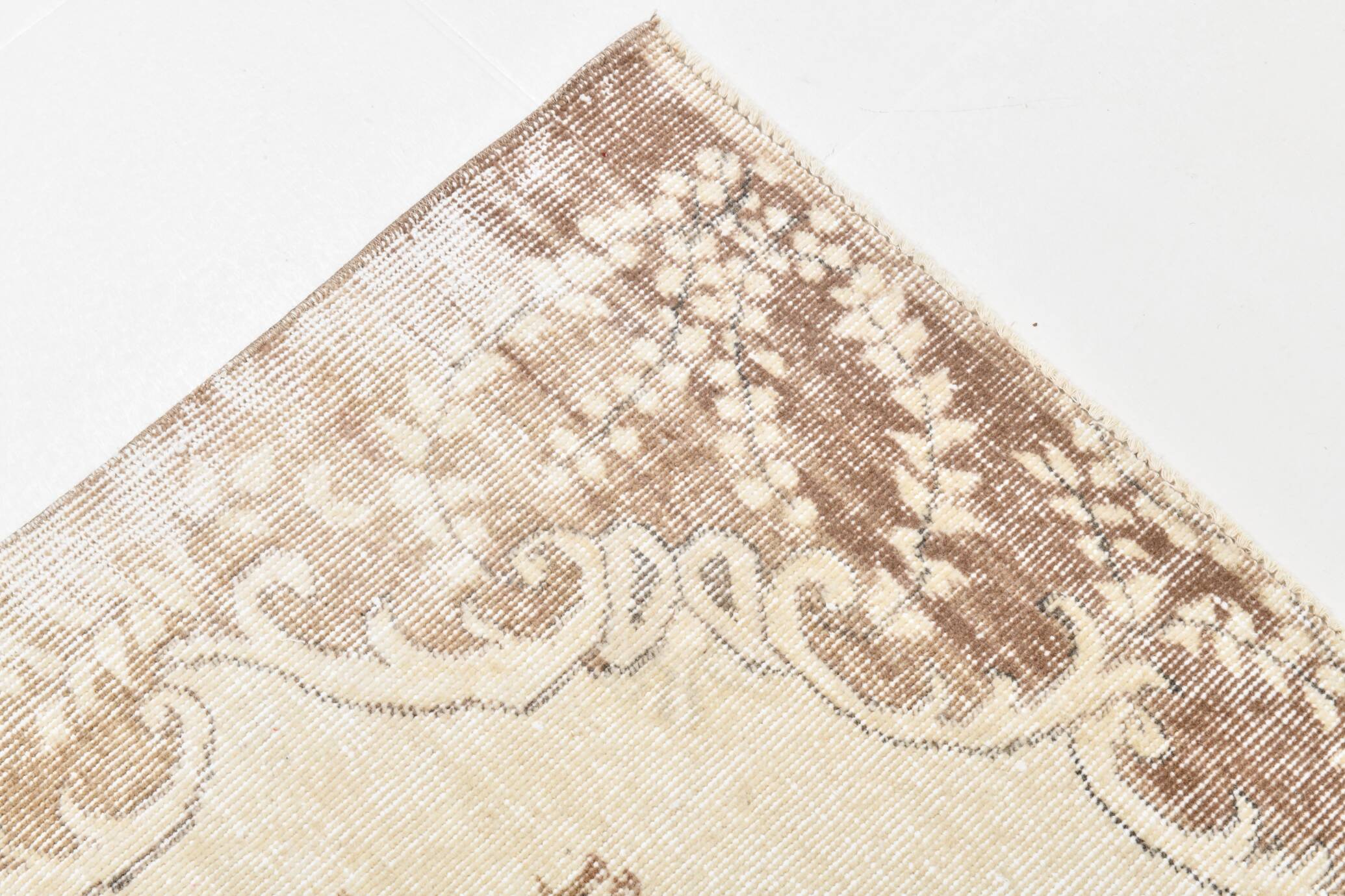 6x9 Persian Vintage Carpet, Authentic Anatolian Turkish Rug, 174x271 Cm