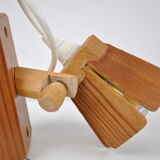 Pine wall lamp 1980