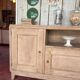 Raw wood sideboard