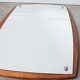Vintage danish teak wooden mirror 1960