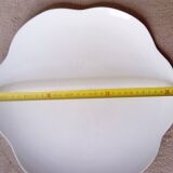 Large white multi-lobed pie or cake dish