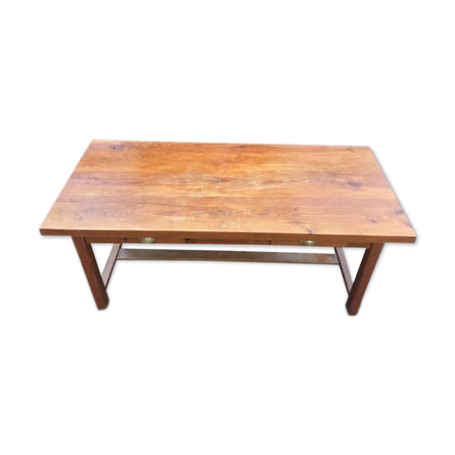 Oak farm table - 50s