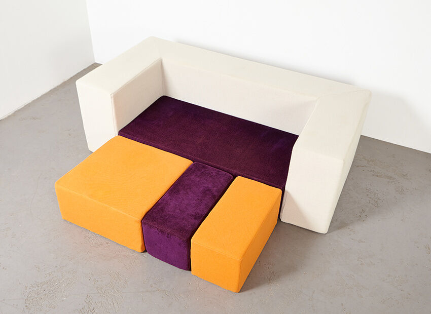 Cubisto Sofa by Massimo Morozzi for Edra 1990s
