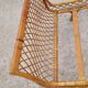 Vintage rattan daybed in basket shape - 1950s