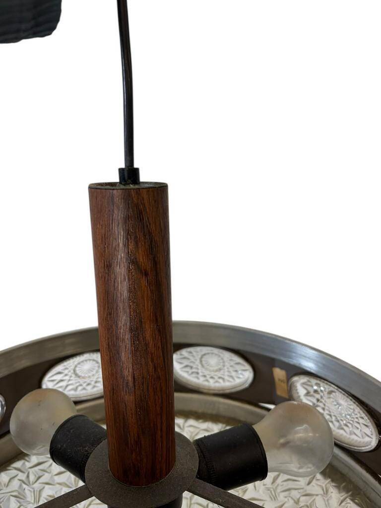 Vintage space age UFO chandelier / 1970s suspension