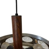 Vintage space age UFO chandelier / 1970s suspension