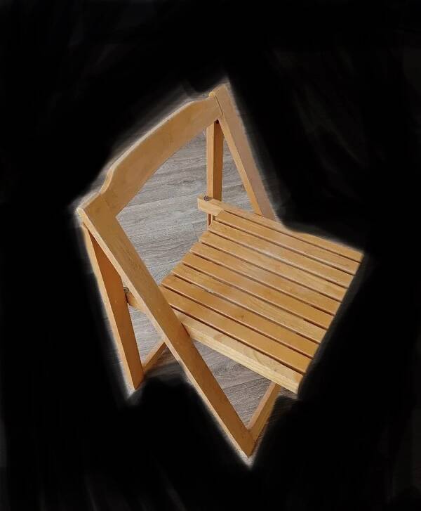 70s folding chair