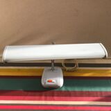 HOBCO Metal Grey Office Lamp - Chrome Flexible Bras 70S Vintage