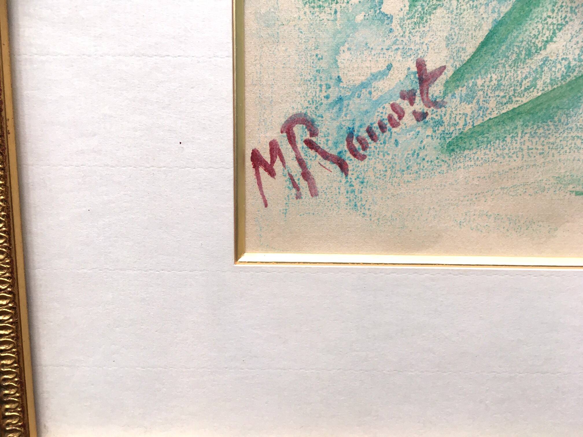 Watercolour by Madeleine Rouart, an artist close to Degas.